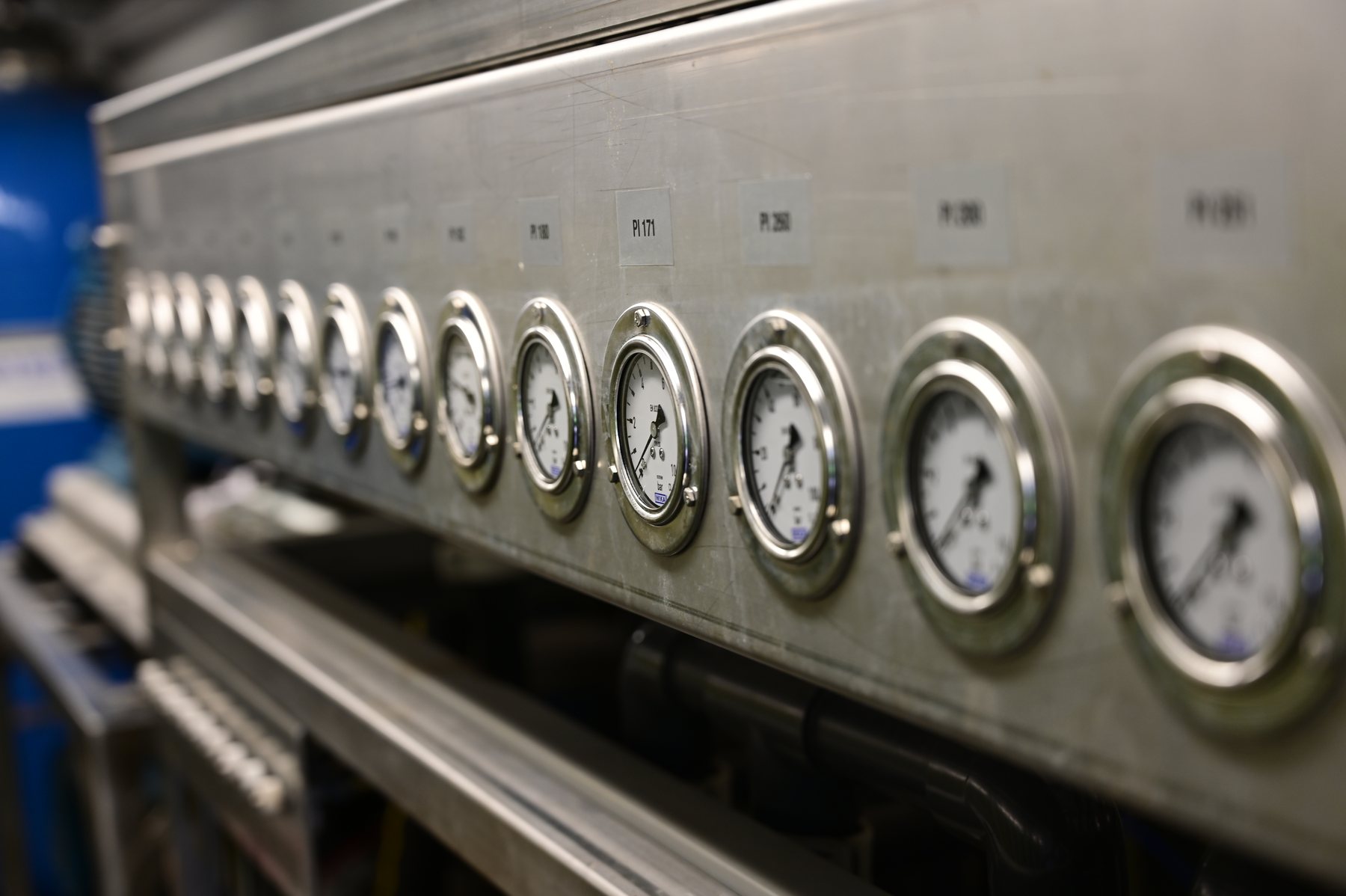 Detail of ROTREAT process instrumentation and technical plant components